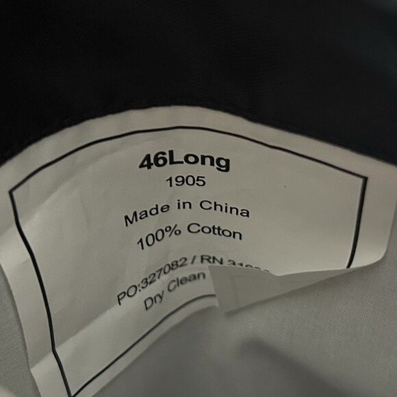 Jos A Bank 46L Tailored Fit Sport Coat Beige 100% Cotton Two Button Double Vents - Picture 4 of 8